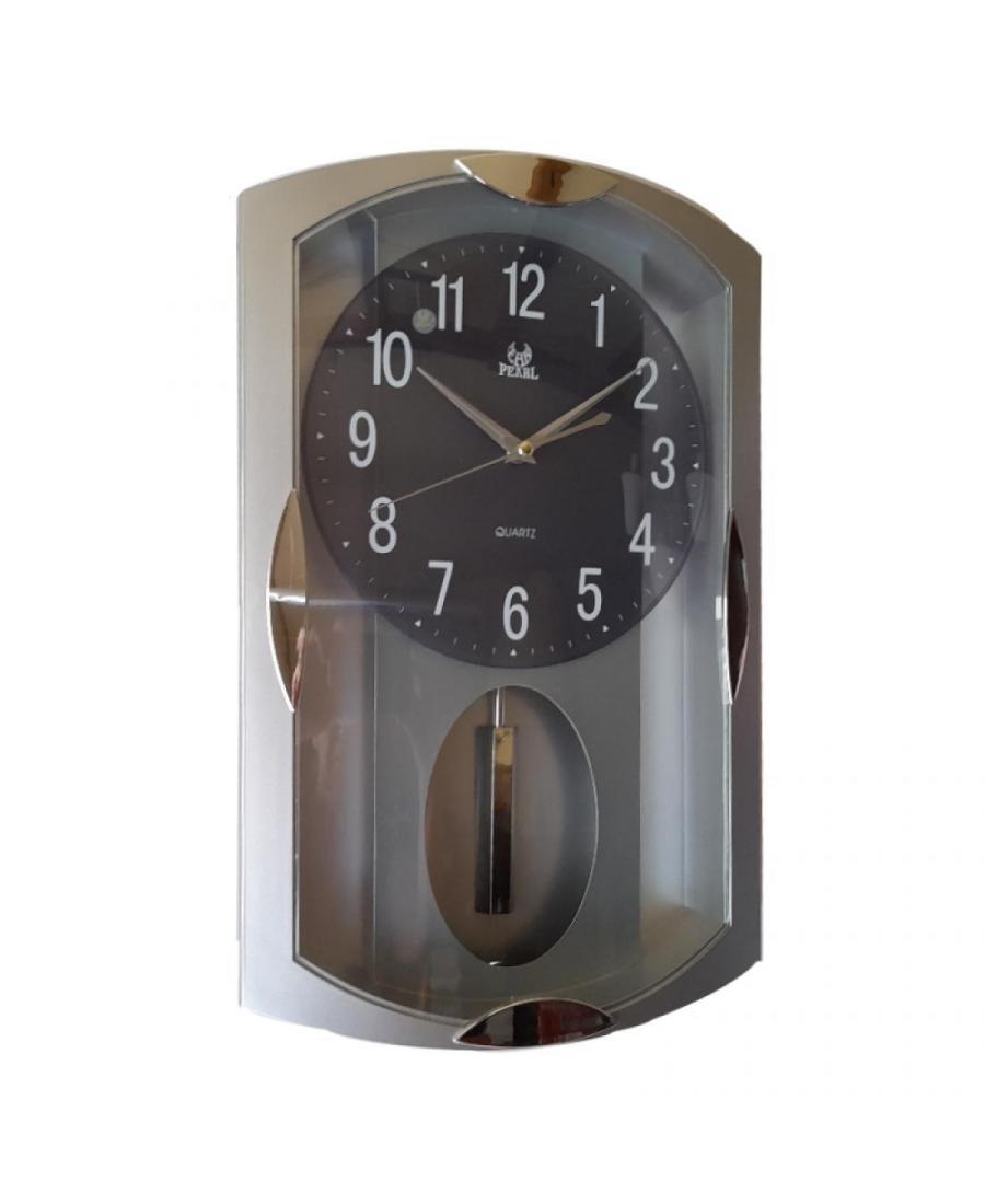 PEARL PW061-0214-1 Wall clock Plastic Gray