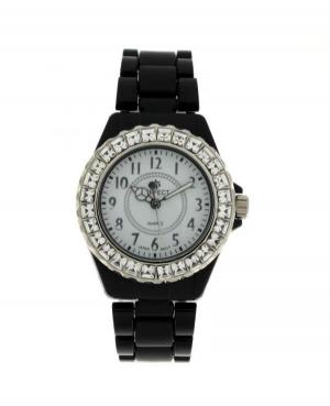 Women Fashion Quartz Analog Watch PERFECT PRF-K20-40 White Dial 36mm