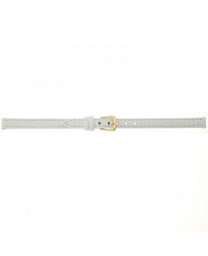 Watch Strap CONDOR Extra Long 123L.09.10.Y Skóra Skórzany Biały 10 mm
