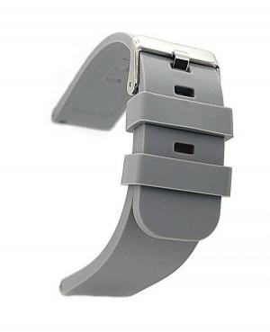 Watch Strap Diloy SBR40.07.24 Silicone Gray 24 mm image 1