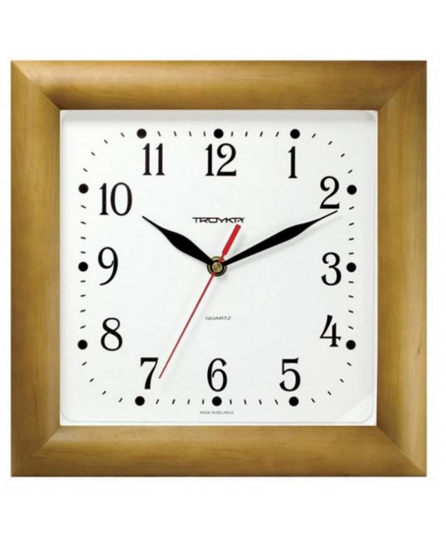 Wall clock 81861835 Wood Drewno Brązowy