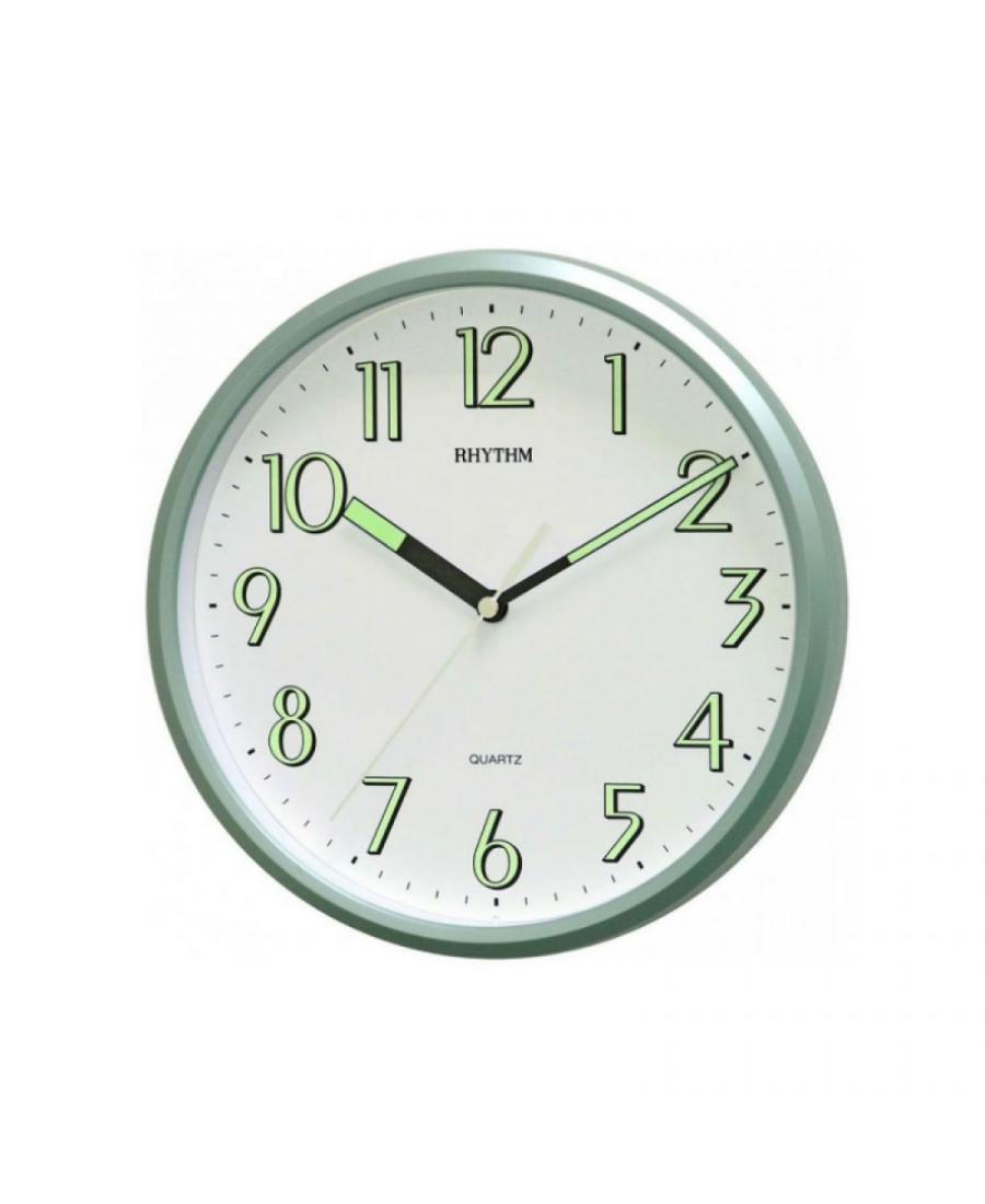 RHYTHM CMG727NR05 Настенные кварцевые часы Пластик зеленый