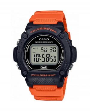 Men Sports Functional Japan Quartz Digital Watch Alarm CASIO W-219H-4AVEF Grey Dial 47mm