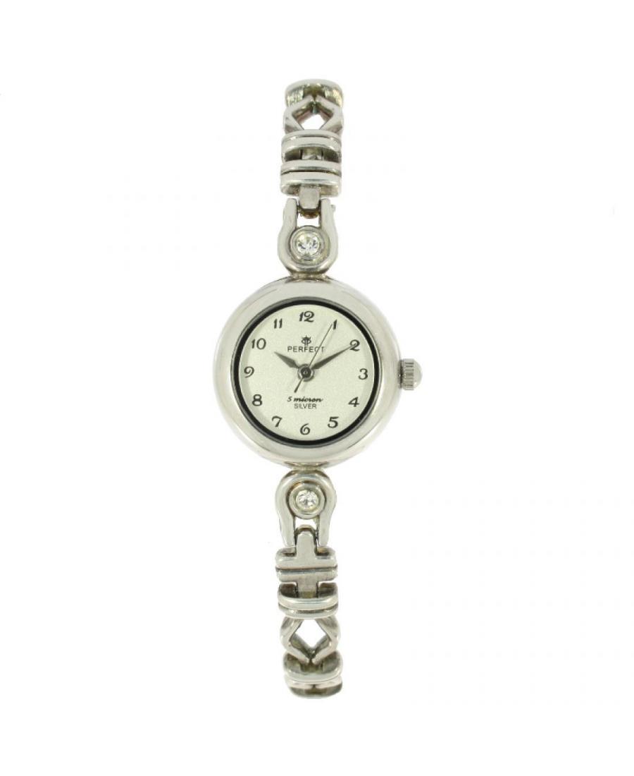 Kobiety klasyczny kwarcowy analogowe Zegarek PERFECT PRF-K09-140 Biały Dial 21mm