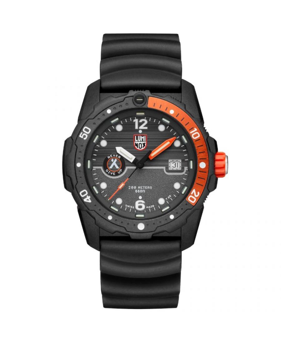 Men Diver Swiss Quartz Analog Watch LUMINOX XB.3729 Grey Dial 42mm