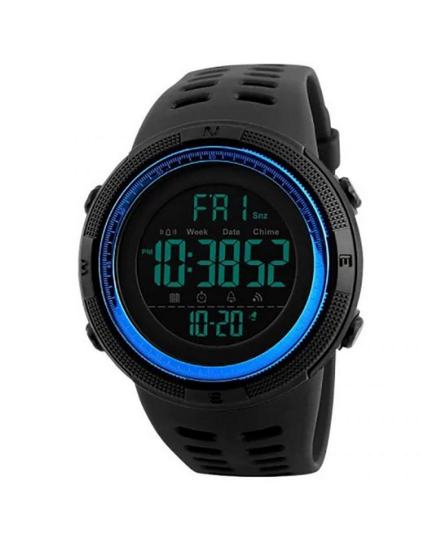Men Sports Functional Quartz Digital Watch Timer SKMEI 1251BU Black Dial 49mm
