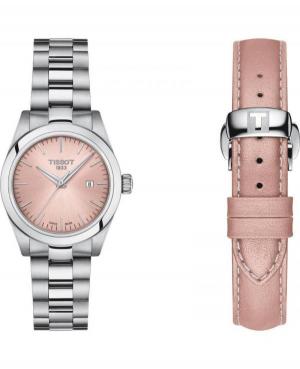 Kobiety klasyczny Szwajcar kwarcowy analogowe Zegarek TISSOT T132.010.11.331.00 Różowy Dial 29mm