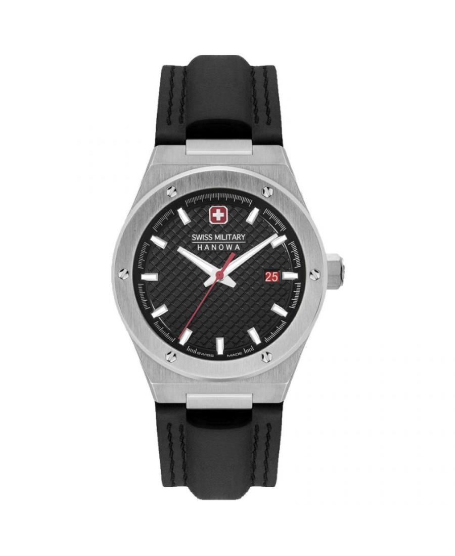 Men Swiss Quartz Watch Swiss Military Hanowa SMWGB2101601 Black Dial