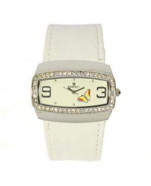 Women Fashion Classic Quartz Analog Watch PERFECT PRF-K20-023 White Dial 30mm