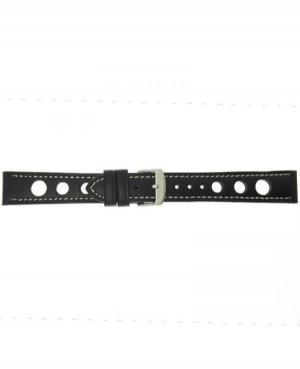 Watch Strap CONDOR 682R.01.18.W Silicone czarny Silikon Czarny 18 mm