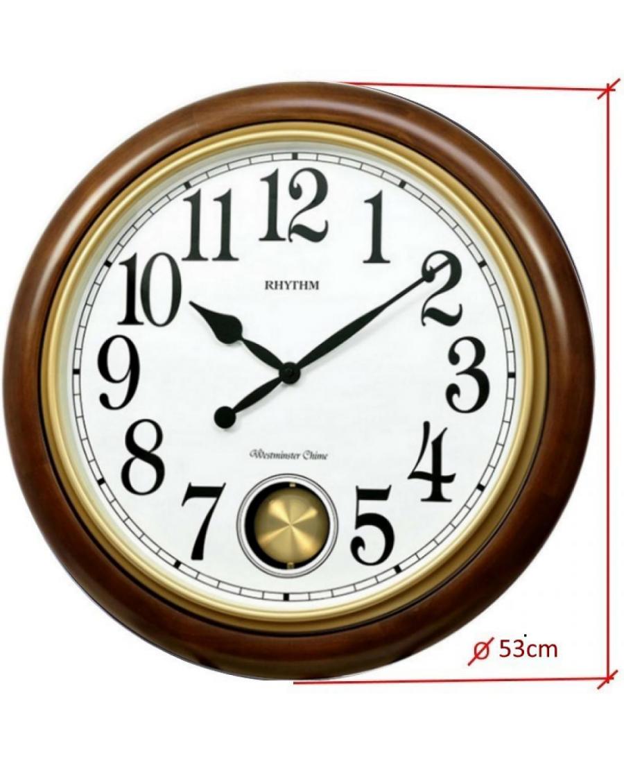 RHYTHM CMJ579NR06 wall clock Wood Brown