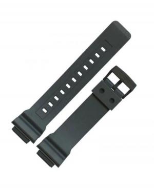 Watch Strap CASIO 10478124 Plastic / Rubber Gray Tworzywo sztuczne/guma Szary 26 mm
