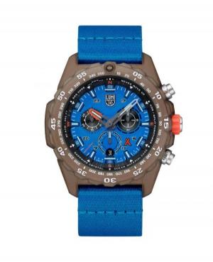 Mężczyźni sportowy Funkcjonalny Diver Luxury Szwajcar kwarcowy analogowe Zegarek Chronograf LUMINOX XB.3743.ECO Niebieska Dial 4