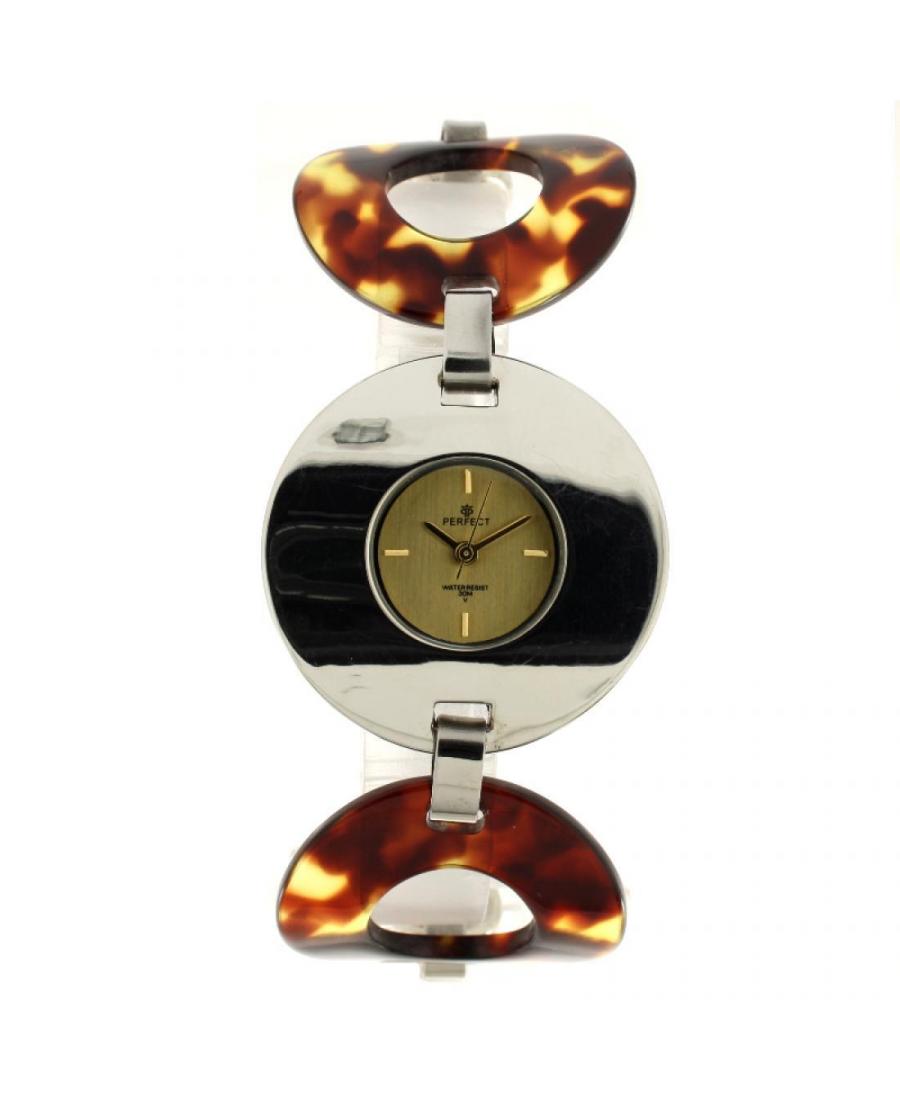 Kobiety Moda kwarcowy analogowe Zegarek PERFECT PRF-K26-007 Żółty Dial 35mm