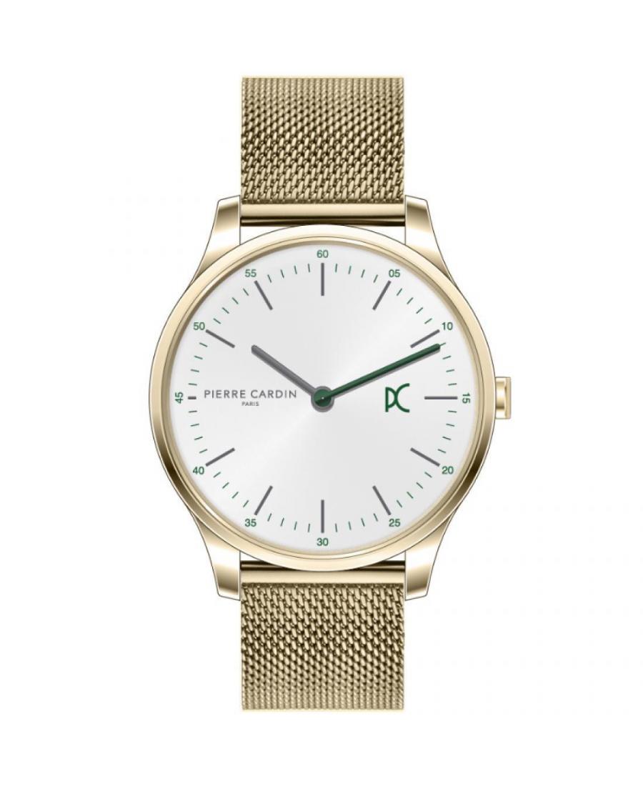 Mężczyźni klasyczny kwarcowy analogowe Zegarek PIERRE CARDIN CBA.4012 Biały Dial 42mm