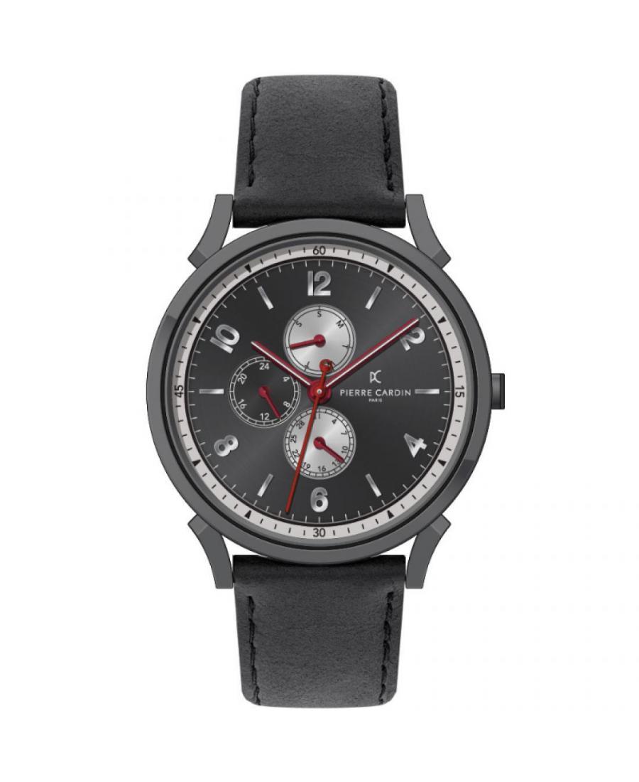 Men Classic Functional Quartz Watch Pierre Cardin CPI.2081 Silver Dial