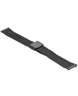 Bracelet BISSET BM-104/18 BLACK Metal 18 mm
