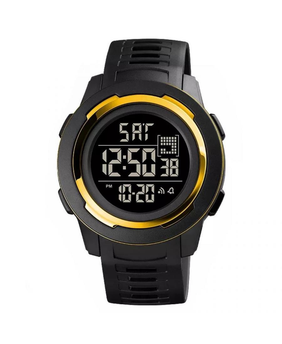 Mężczyźni sportowy Funkcjonalny kwarcowy cyfrowe Zegarek Budzik SKMEI 1731GDBK Czarny Dial 45mm