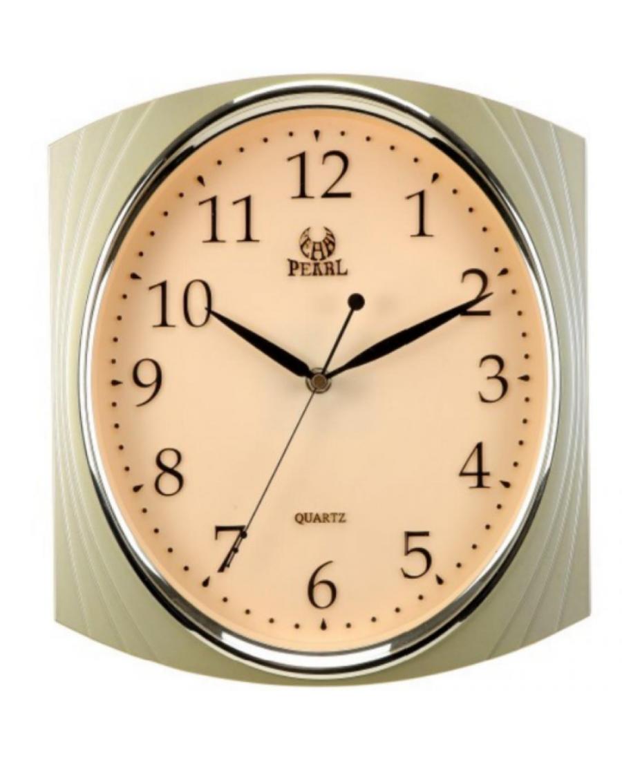 Pearl PW098-1700-1 Wall Clock Plastic Gold color