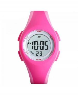 Women Sports Functional Quartz Digital Watch Alarm SKMEI 1459PK Grey Dial 38mm