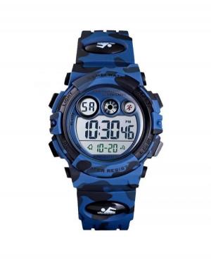 Women Sports Functional Quartz Digital Watch Alarm SKMEI 1547 CM DK BU Grey Dial 38mm