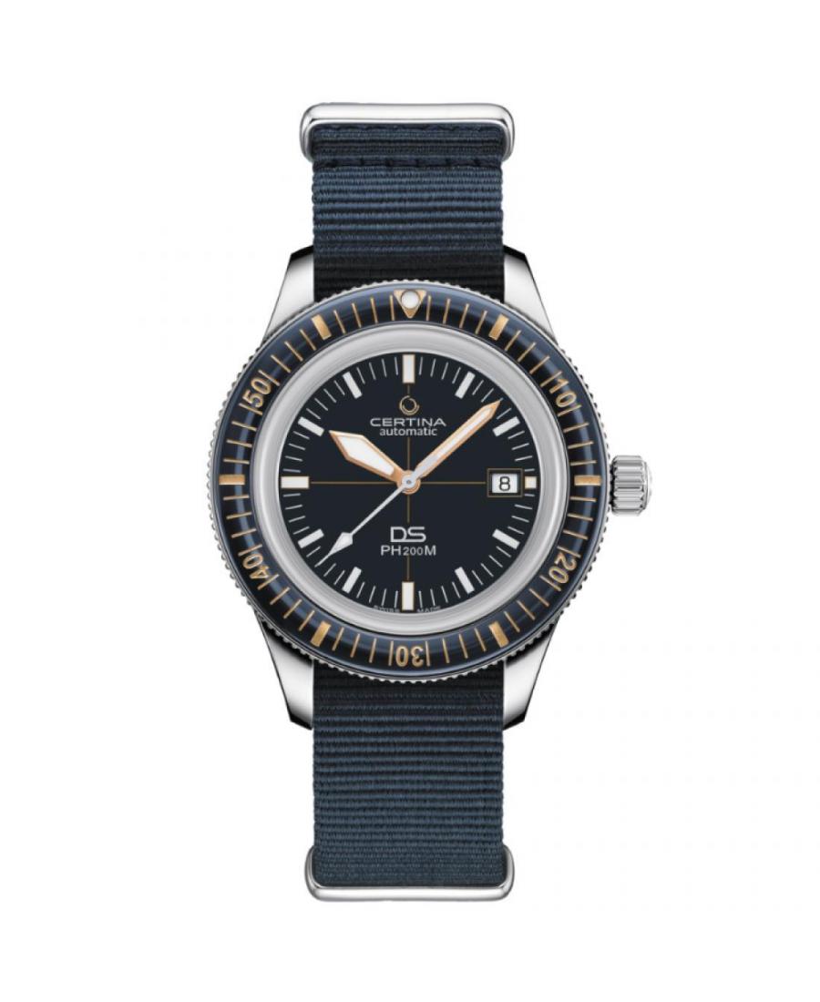 Mężczyźni sportowy Diver Luxury Szwajcar automatyczny analogowe Zegarek CERTINA C036.407.18.040.00 Niebieska Dial 42.8mm