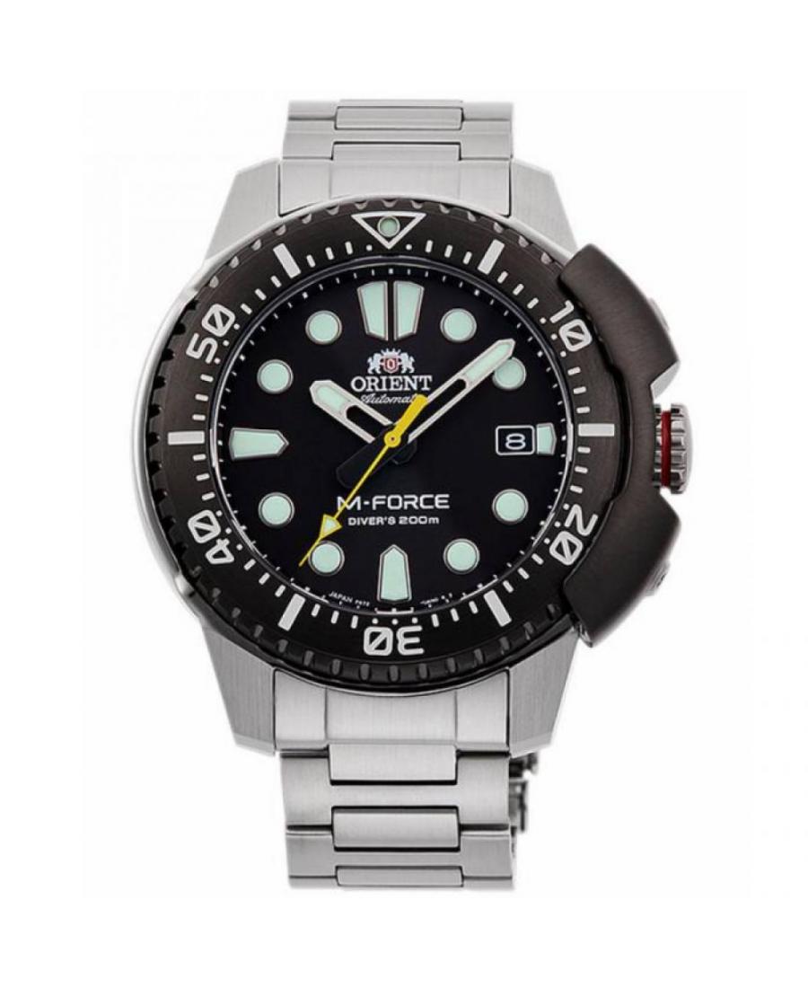 Men Sports Functional Diver Japan Automatic Analog Watch ORIENT RA-AC0L01B00B Black Dial 45mm