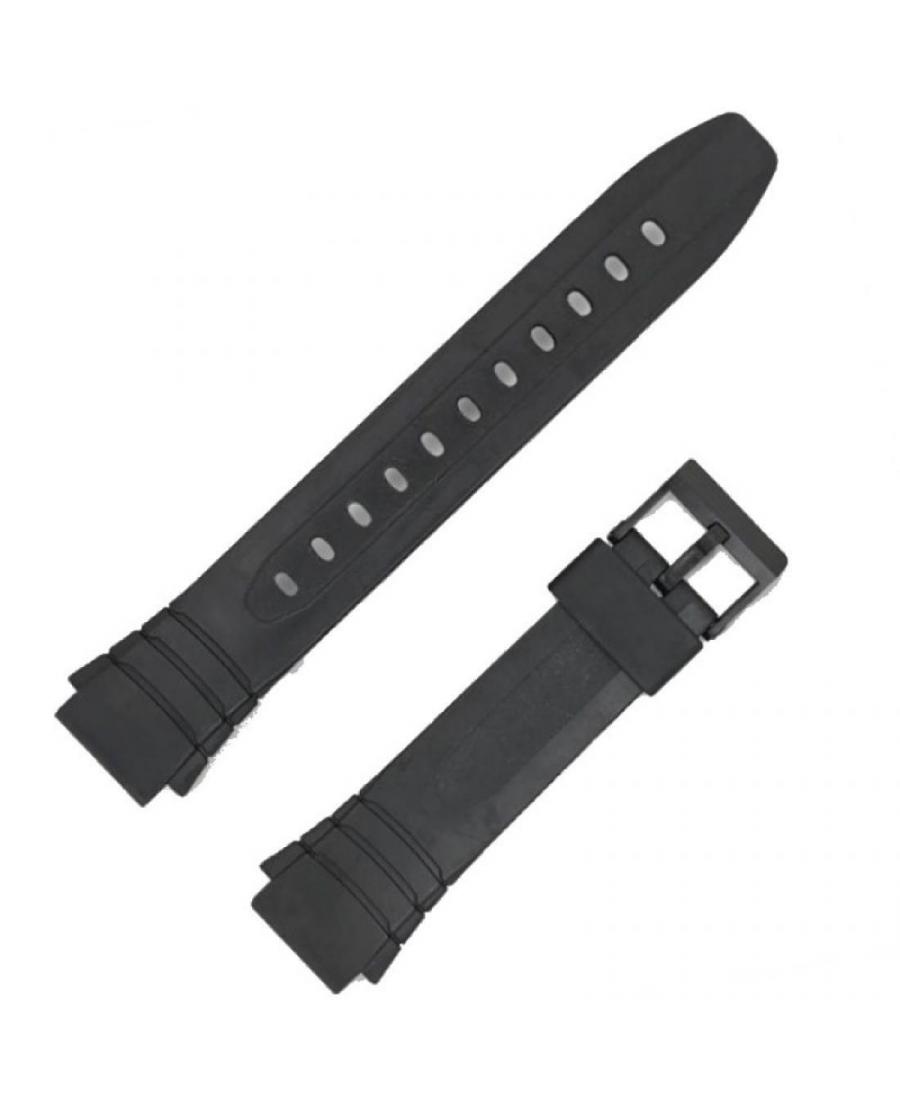 Watch Strap Diloy 574EJ2 to fit Casio Plastic / Rubber czarny Tworzywo sztuczne/guma Czarny 22 mm
