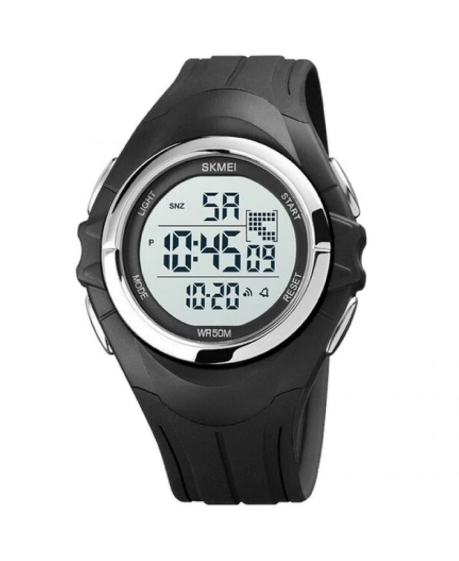Mężczyźni sportowy Funkcjonalny kwarcowy cyfrowe Zegarek Timer SKMEI 1790SIWT Czarny Dial 43mm