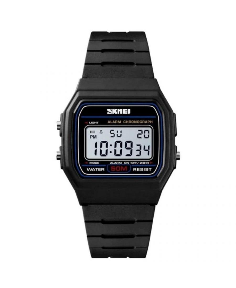 Men Sports Functional Quartz Digital Watch Alarm SKMEI 1412 BKWT Grey Dial 38mm