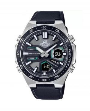 Men Functional Japan Quartz Digital Watch Timer CASIO EFV-C110L-1AVEF Black Dial 47mm