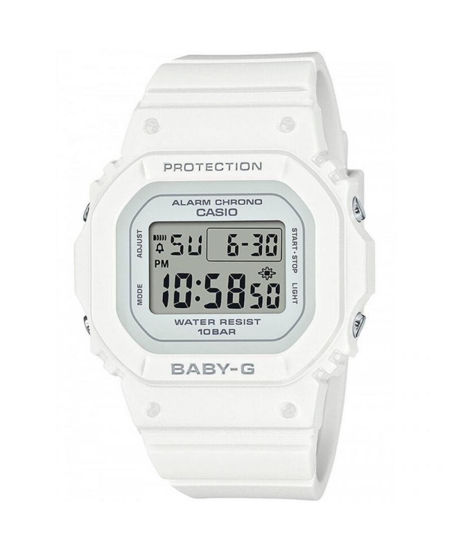 Мужские Японские Кварцевый Цифровой Часы Timer CASIO BGD-565-7ER G-Shock Белый Dial 42mm