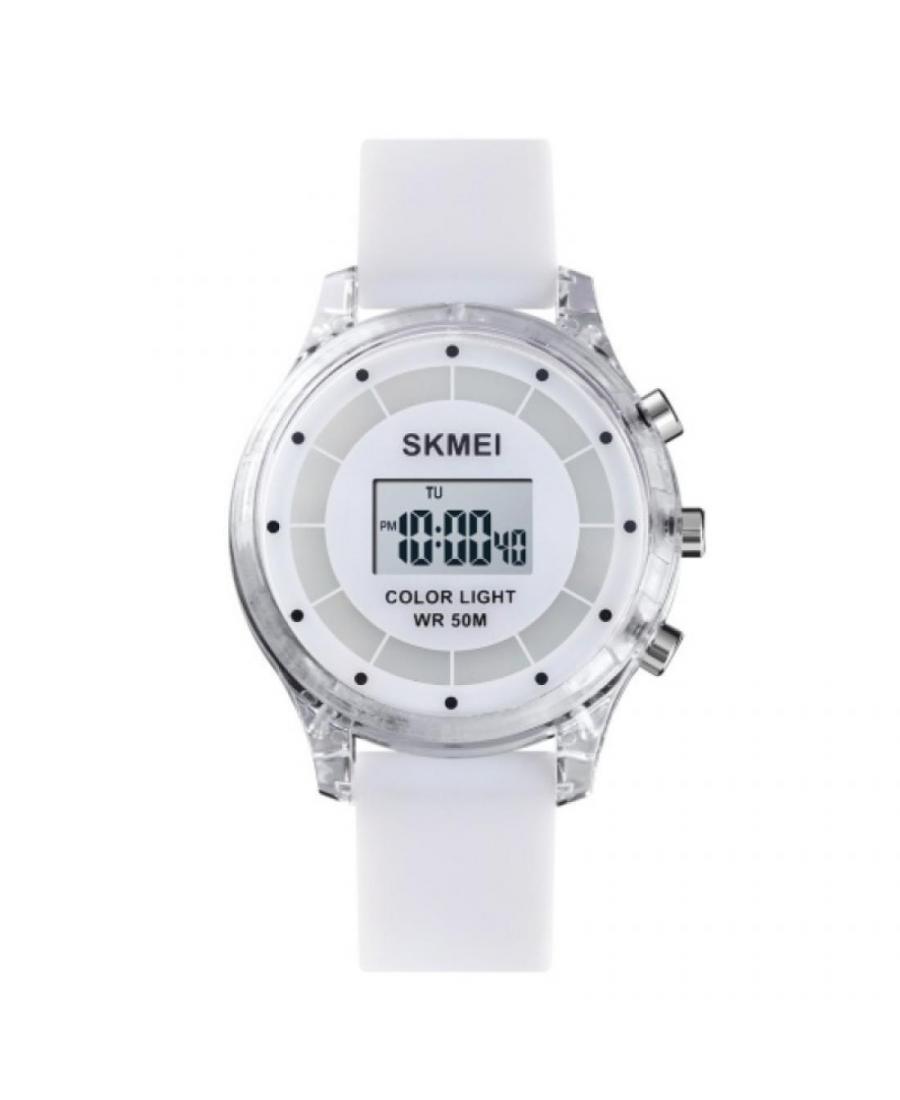 Kobiety Funkcjonalny kwarcowy cyfrowe Zegarek Budzik SKMEI 1596WT Biały Dial 36mm