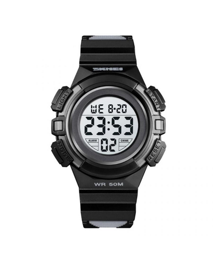 Mężczyźni sportowy kwarcowy cyfrowe Zegarek Budzik SKMEI 1559BK Szary Dial 39mm