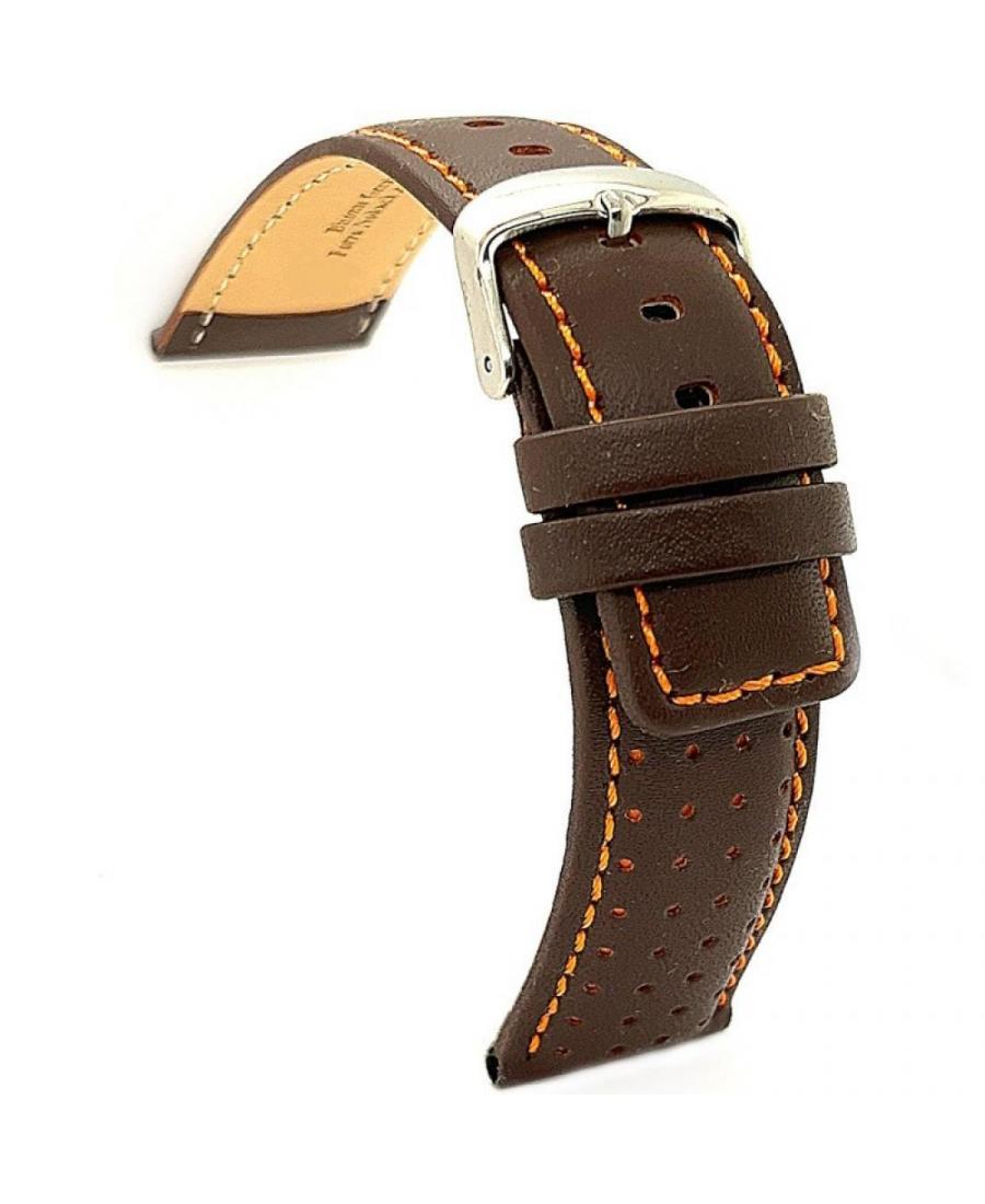 Watch Strap Diloy 367.02.18 Brown 18 mm