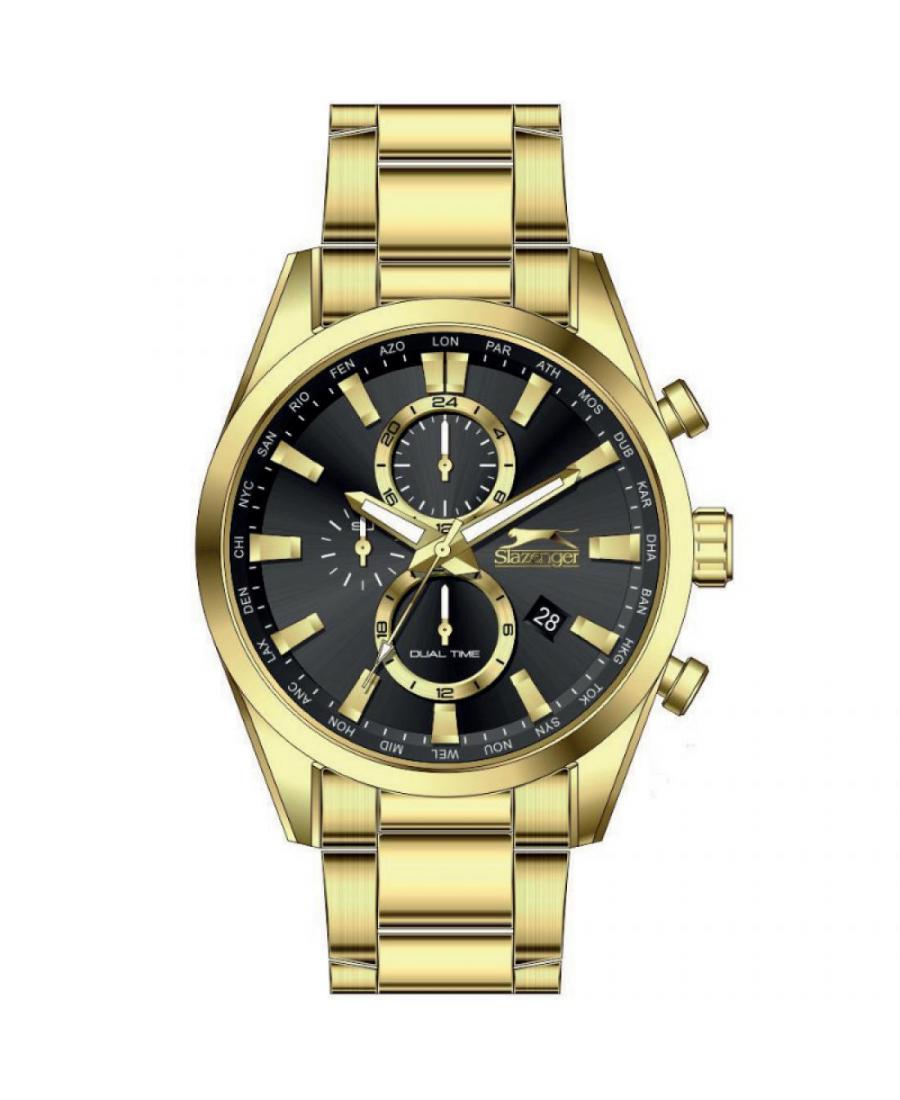 Men Classic Quartz Watch Slazenger SL.9.2058.2.03 Black Dial