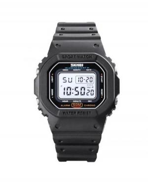 Men Functional Quartz Digital Watch Alarm SKMEI 1608BK Grey Dial 43mm