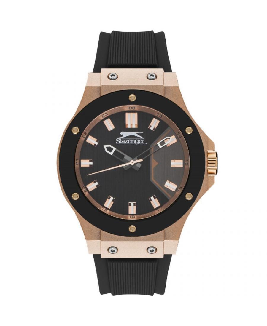 Men Fashion Sports Quartz Watch Slazenger SL.9.6572.1.05 Black Dial