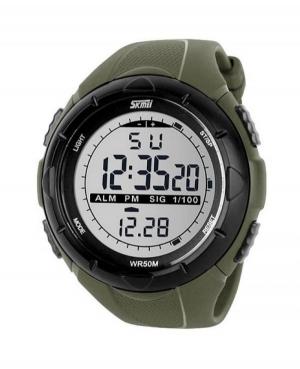 Men Sports Functional Quartz Digital Watch Alarm SKMEI 1025AG Grey Dial 50mm