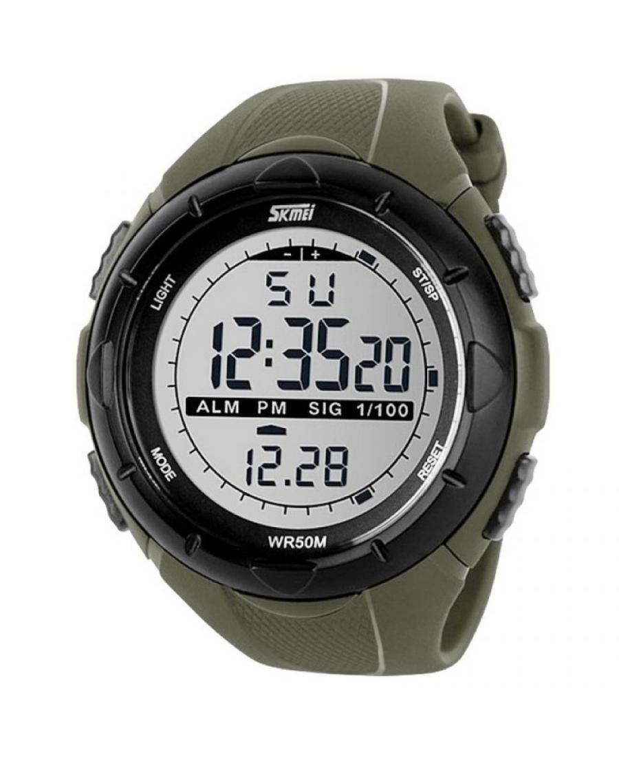 Mężczyźni sportowy Funkcjonalny kwarcowy cyfrowe Zegarek Budzik SKMEI 1025AG Szary Dial 50mm