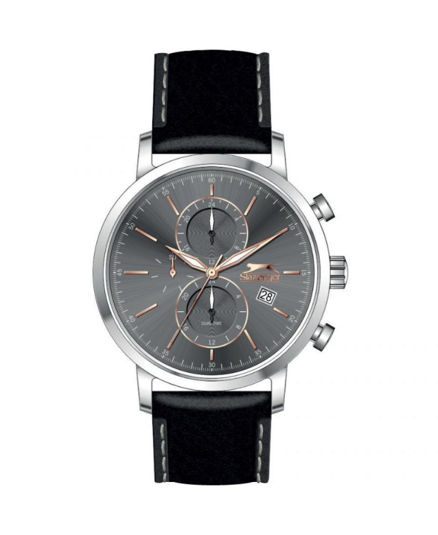 Mężczyźni Moda klasyczny kwarcowy analogowe Zegarek SLAZENGER SL.9.2076.2.01 Szary Dial 44mm