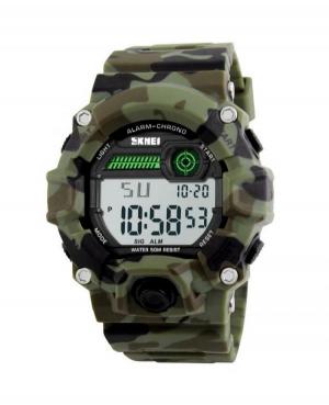 Men Sports Functional Quartz Digital Watch Alarm SKMEI 1197CMGN Grey Dial 55mm