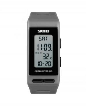 Mężczyźni sportowy Funkcjonalny kwarcowy cyfrowe Zegarek Budzik SKMEI 1363GY Czarny Dial 57mm