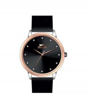 Kobiety klasyczny kwarcowy analogowe Zegarek SLAZENGER SL.9.2051.3.04 Czarny Dial 34mm