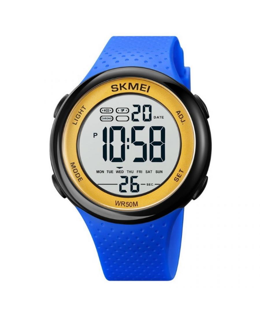 Men Sports Functional Quartz Watch SKMEI 1856BU Grey Dial