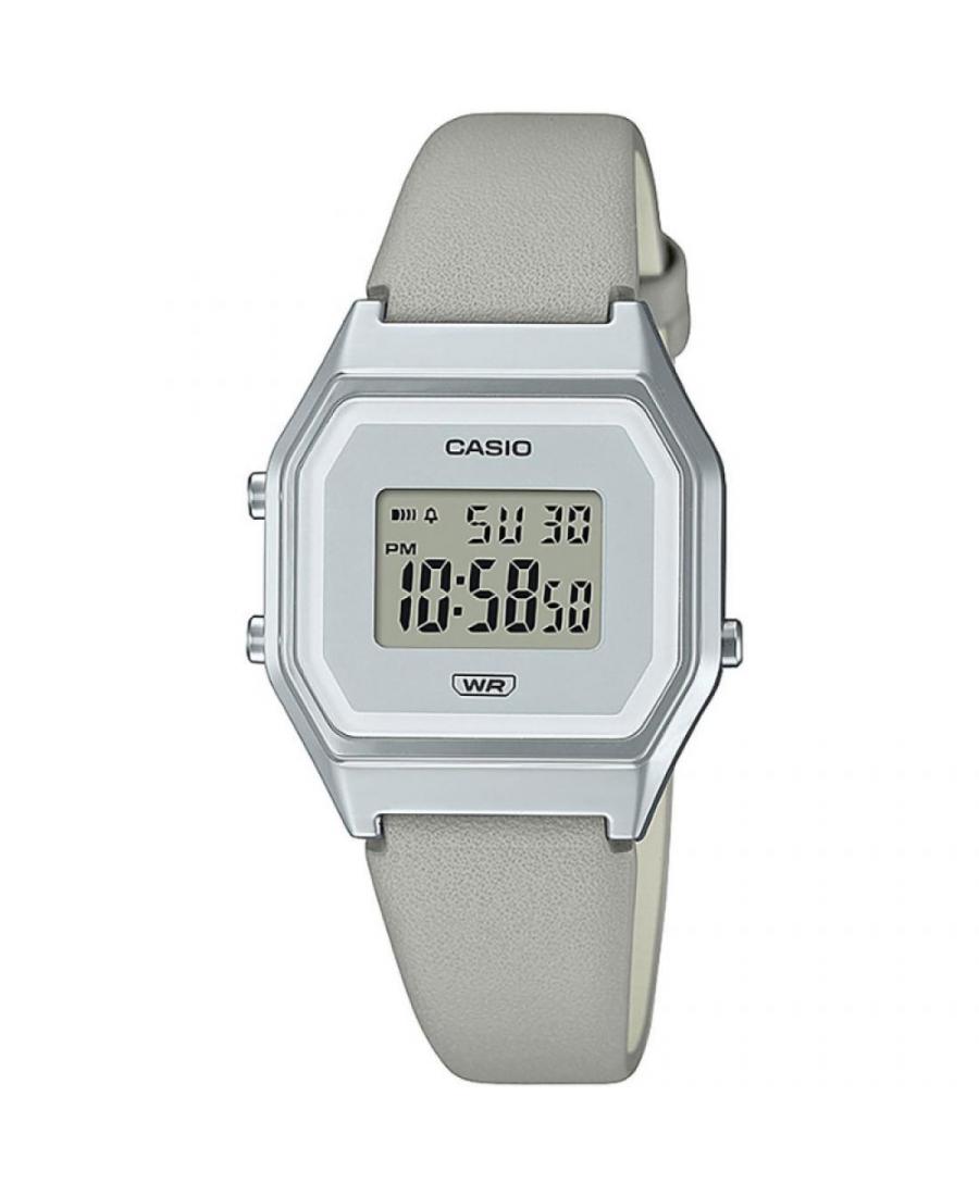Women Japan Quartz Digital Watch Alarm CASIO LA680WEL-8EF Grey Dial 33mm
