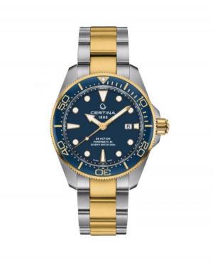 Men Diver Luxury Swiss Automatic Analog Watch CERTINA C032.607.22.041.00 Blue Dial 43mm