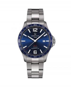 Mężczyźni Luxury Szwajcar automatyczny analogowe Zegarek CERTINA C033.807.44.047.00 Niebieska Dial 40.5mm