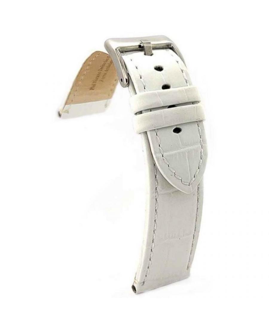 Watch Strap Diloy 361.22.22 White 22 mm