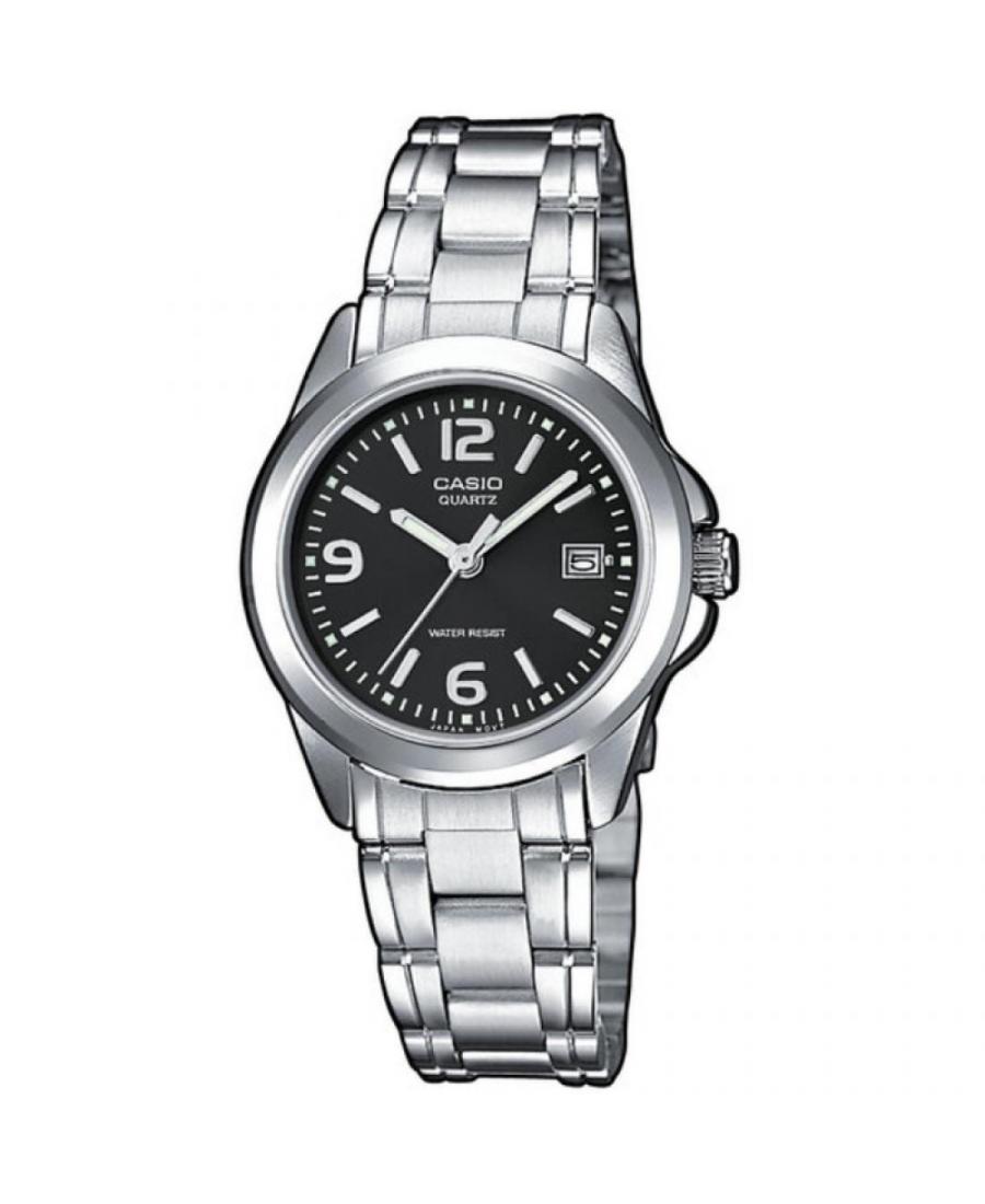 Kobiety klasyczny Japonia kwarcowy analogowe Zegarek CASIO LTP-1259PD-1AEG Czarny Dial 43mm